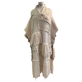 Ralph Lauren-Ralph Lauren Poncho-Eggshell