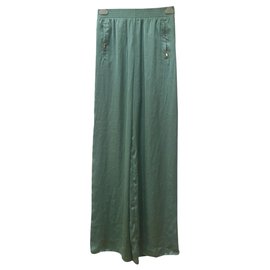 Chloé-Chloé pantaloni nuovi verdi-Verde
