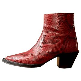 The Kooples Bottines santiag Rouge