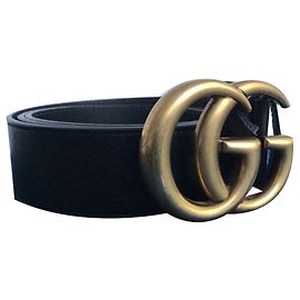 Gucci Ceinture avec boucle massive Noir