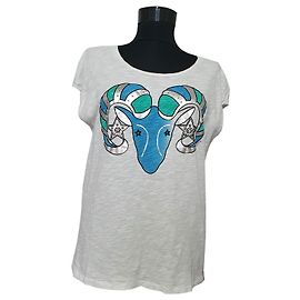 Autre Marque Camiseta 81 Hours de algodón estampado Aries Multicolor