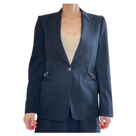 Gucci Black Wool Jacket 40 IT Black