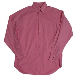 Camicia Thierry Mugler in cotone rosa Rosa