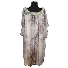 Autre Marque Abito in seta Drappa Dot Deluxe Multicolore