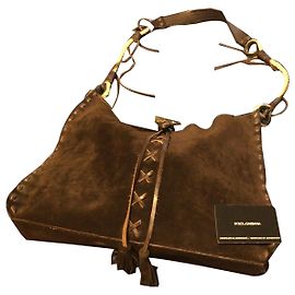 Dolce & Gabbana Bolsa com certificado Castanho escuro