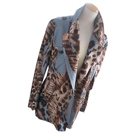 Jean Louis Scherrer Jackets Leopard print