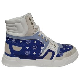 MCM Sneakers White Blue