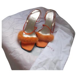 Escada-Sandals-Orange