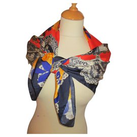 Sciarpa Christian Lacroix in seta multicolore Multicolore