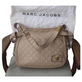 Bolsa de couro Marc Jacobs bege Bege