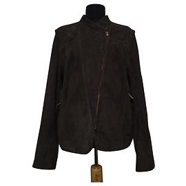 Day Birger & Mikkelsen Brown Leather Jacket Size 42 Brown