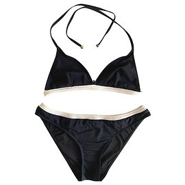 Chanel Maillots de bain Noir Blanc