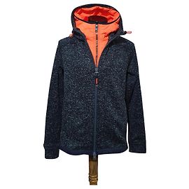 Superdry Storm Blizzard Ziphood Orange Dunkelgrau Orange Anthrazitgrau