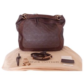 Louis Vuitton-LOUIS VUITTON Audacieuse GM Empreinte bag-Dark brown