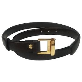 Loewe Ceintures Marron foncé