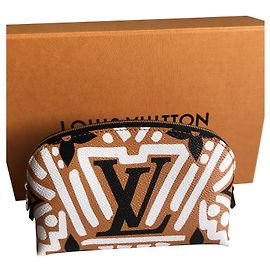 Clutch Louis Vuitton em couro multicolorida Multicor