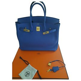 Hermès Bolsa HERMES BIRKIN Azul