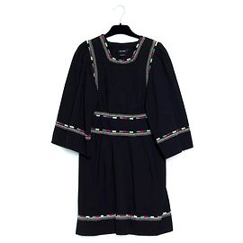 Isabel Marant NEGRO ETHNIC CHIC FR38 Negro
