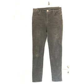 Chanel-Jean CC-Gris anthracite