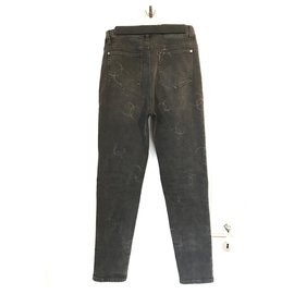 Chanel-Jean CC-Gris anthracite