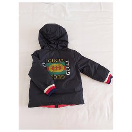 Gucci-Boy Coats Outerwear-Blue