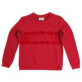 Sudadera Cecilie Copenhagen Rosa de Algodón M Rosa
