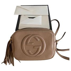 Gucci Soho Leather Handbag Caramel Caramel