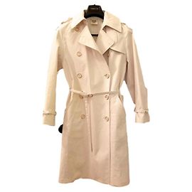 Hermès Trench coats Cream
