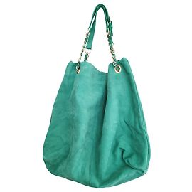 Sac Vanessa Bruno Caprice en cuir de veau vert Doré Vert