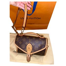 Bolsa Louis Vuitton Ivy Marrom de Tecido Marrom