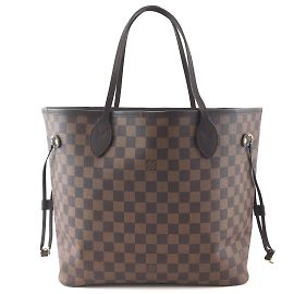 Tela Louis Vuitton Neo Neverfull MM Damier Ebene Marrom