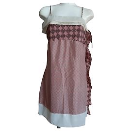 Liu.Jo Liu.Vestido de seda rosa jo Rosa