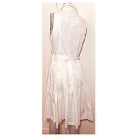Burberry-Dresses-White