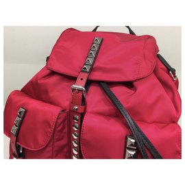 Prada-Prada backpack red new-Red