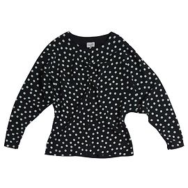 Bimba & Lola Polka Dot Bluse Schwarz Weiß Schwarz Weiß
