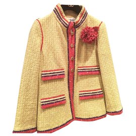 Chanel-Ultra Rara jacket with Brooch-Multiple colors