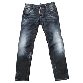 Jeans dritti Dsquared2 blu Blu