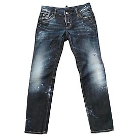Jean droit Dsquared2 bleu Bleu
