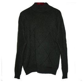 Ermenegildo Zegna-ERMENEGILDO ZEGNA  OASI TURTLENECK SWEATER-Dark green