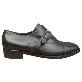 Balenciaga-richelieu à boucles Balenciaga p 37 état neuf-Noir