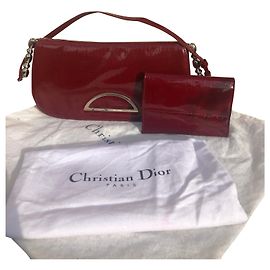 Sac Dior Malice monogramme Bordeaux