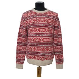 Abercrombie & Fitch-Chandails-Rouge,Multicolore