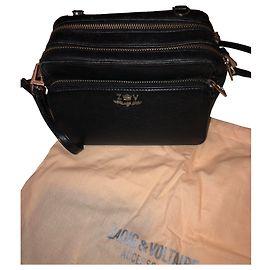 Bolsa Boxy Zadig & Voltaire em couro preto Preto