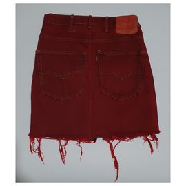 Levi's-Skirts-Red