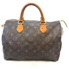 Louis Vuitton-Speedy 30 monogramma-Marrone