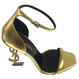 Saint Laurent sandali opym  85mm D'oro
