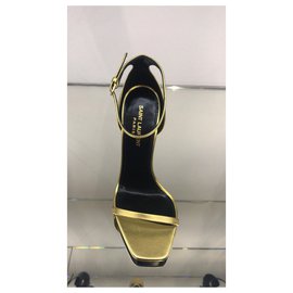 Saint Laurent-opym sandals  85MM-Golden