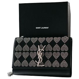 SAC SAINT LAURENT KATE MONOGRAMME (édition limitée) Noir