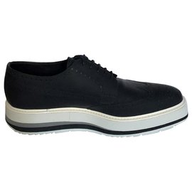 Prada Uomo derby Blu navy