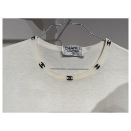 Chanel-Tops-Preto,Branco